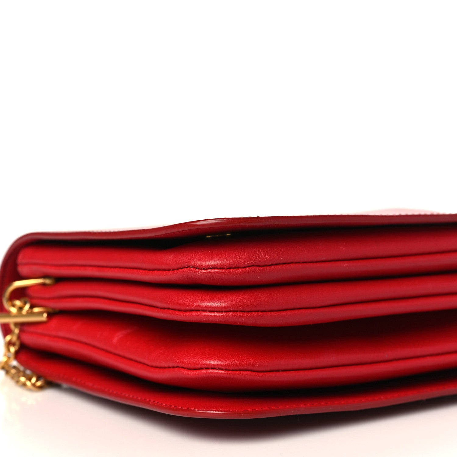 Mulberry Crossboarded Calfskin Clifton Flap Red 9 of 10