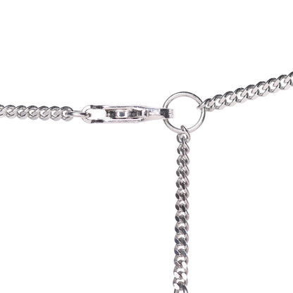 Christian Dior Homme Sterling Silver Logo Pendant Necklace 6 of 6