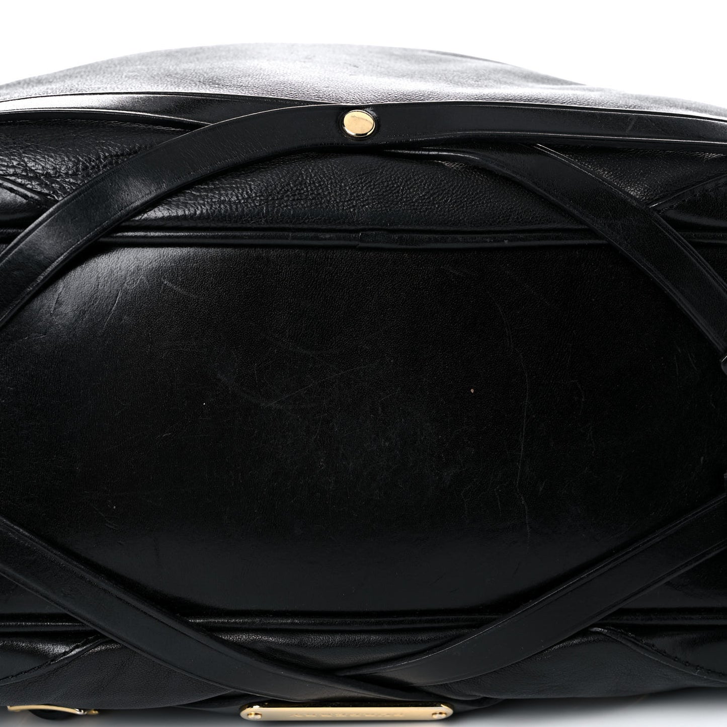 Soft Lambskin Bridle Calfskin Medium Gosford Hobo Black