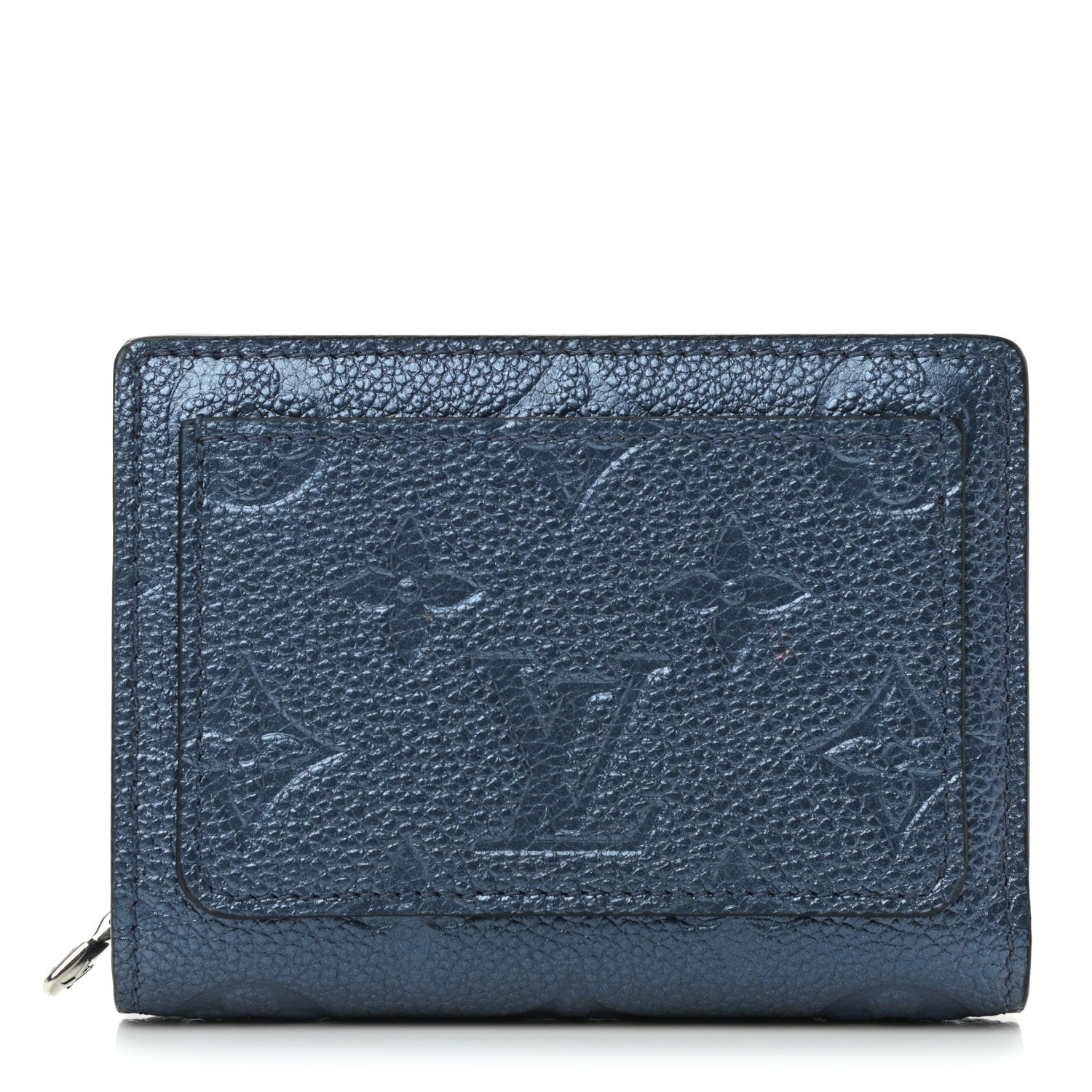 Louis Vuitton Metallic Empreinte Clea Wallet Navy Nacre 1 of 7