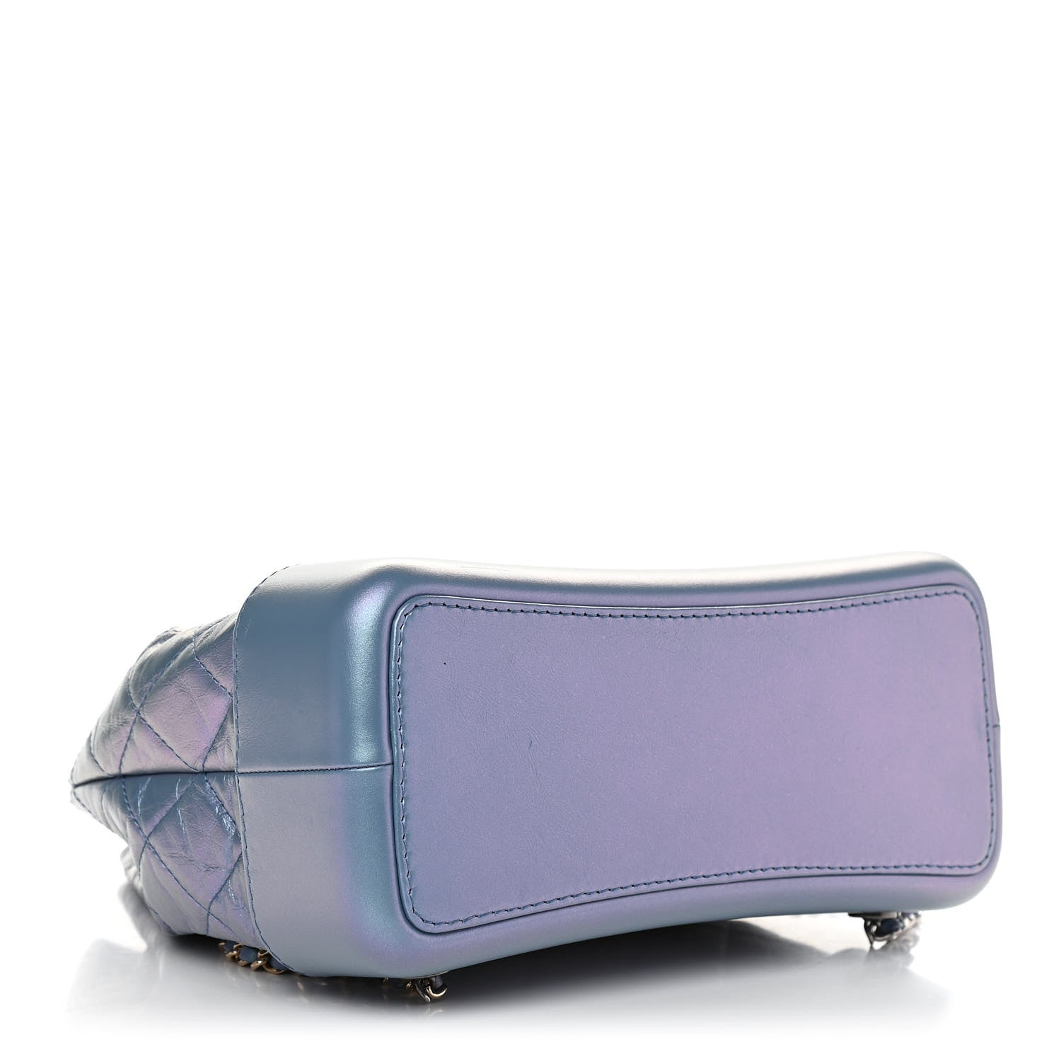 Chanel Iridescent Lambskin Calfskin Quilted Gabrielle Backpack Light Purple 4 of 10