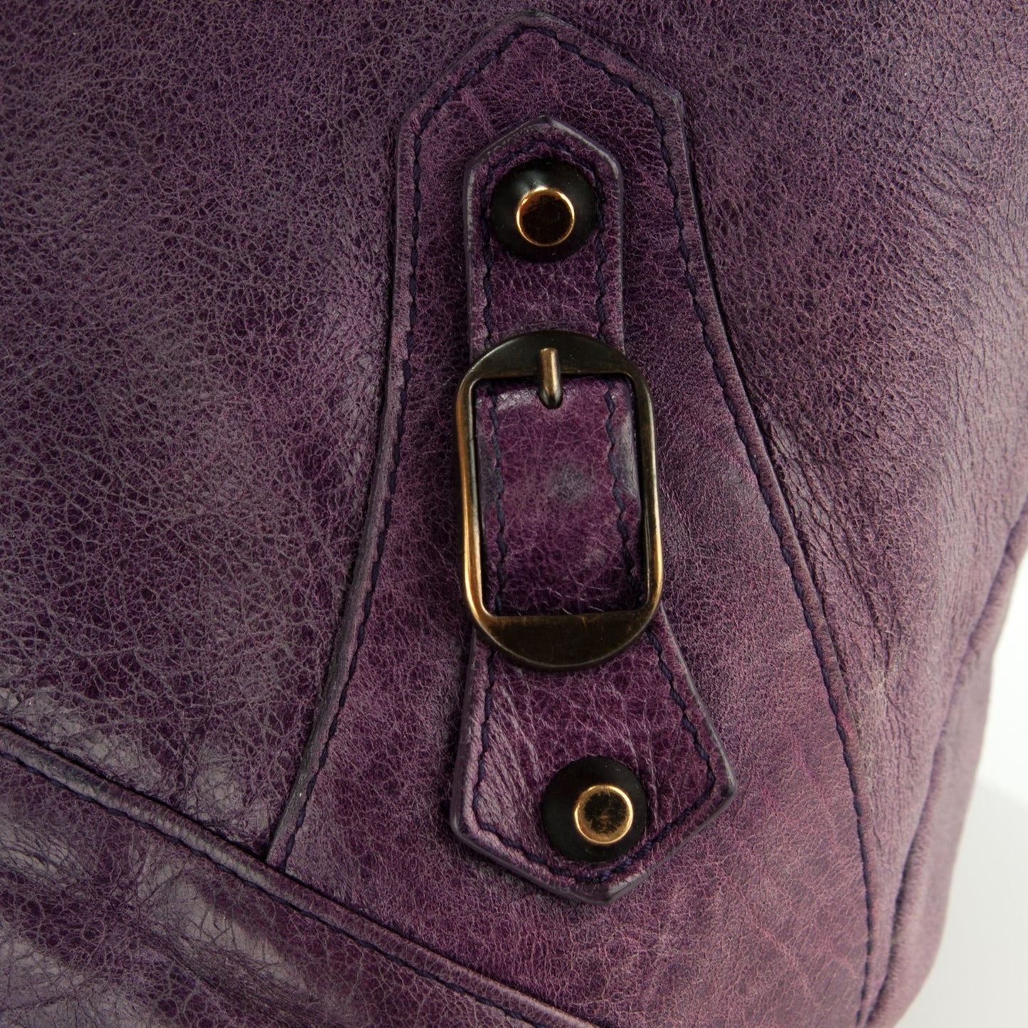Agneau Classic Hardware Day Hobo Raisin