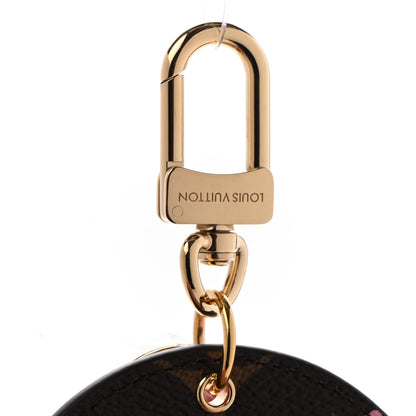 Louis Vuitton Monogram 2021 Christmas Animation Japanese Garden Bag Charm Key Ring Wisteria Pink 6 of 6