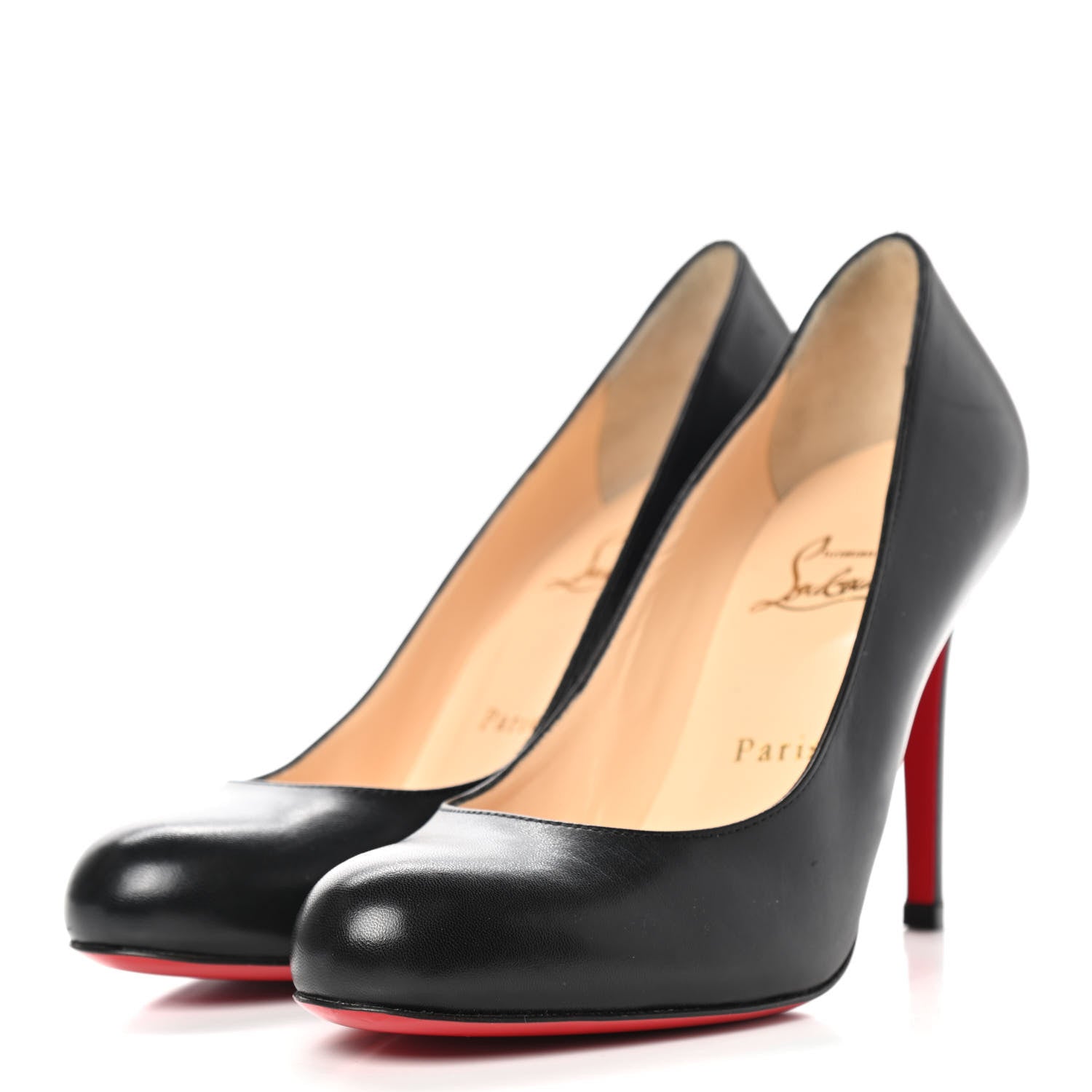 Christian Louboutin Kid Simple 100 Pumps 36.5 Black 3 of 10