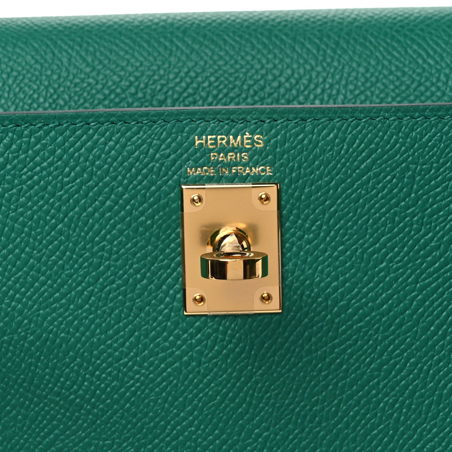 Hermes Epsom Kelly Sellier 25 Vert Vertigo 6 of 11