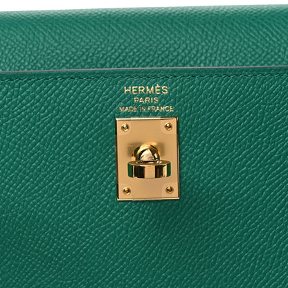 Hermes Epsom Kelly Sellier 25 Vert Vertigo 6 of 11