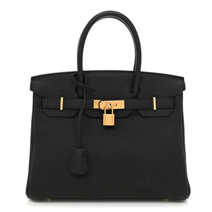 Hermes Togo Birkin 30 Black 1 of 11