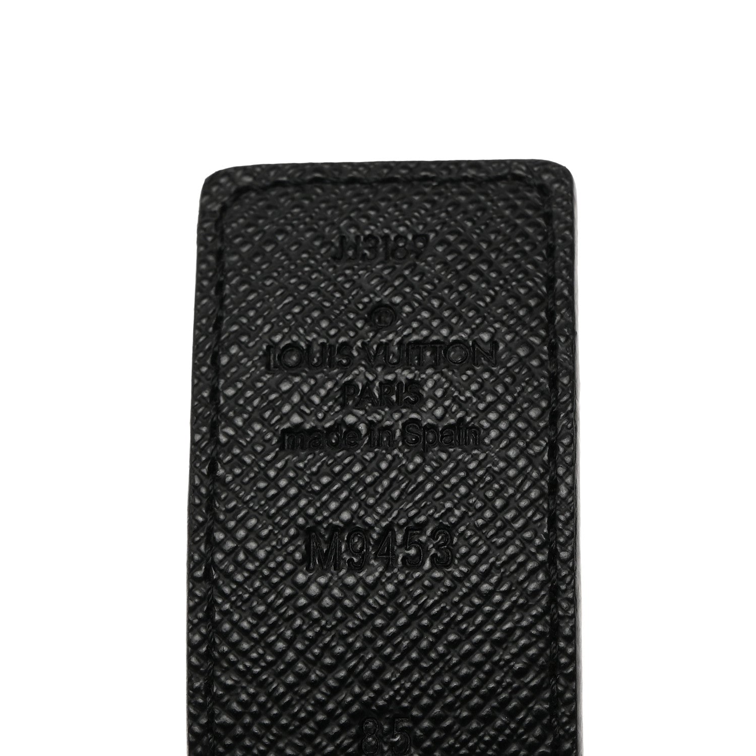 Louis Vuitton Calfskin Monogram 30mm LV Initiales Reversible Belt 85 34 Black 3 of 6