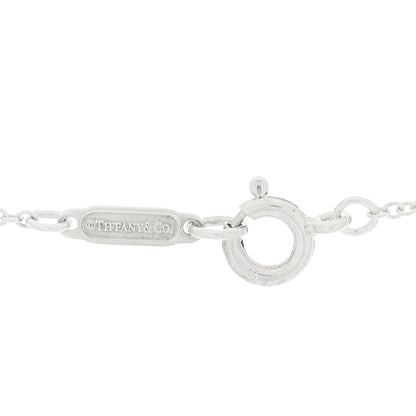 Tiffany Sterling Silver Mini Heart Key Pendant Necklace 4 of 5