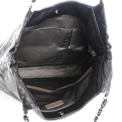 Chanel Patent Calfskin Patchwork Brooklyn Tote Black 5 of 8