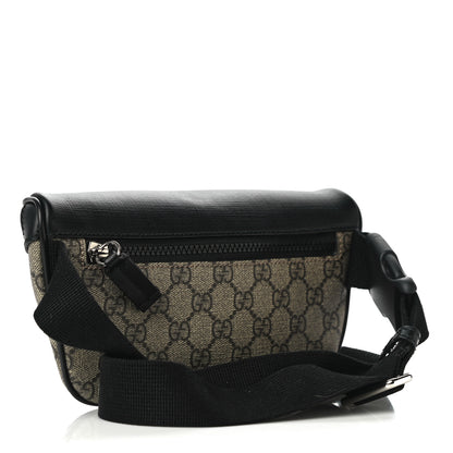 Gucci GG Supreme Monogram Belt Bag Black 3 of 11