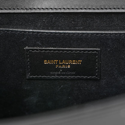 Saint Laurent Smooth Calfskin Medium Classic Monogram Kate Tassel Satchel Black 5 of 13