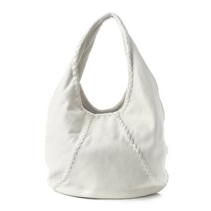 Bottega Veneta Cervo Deerskin Large Hobo White 1 of 9