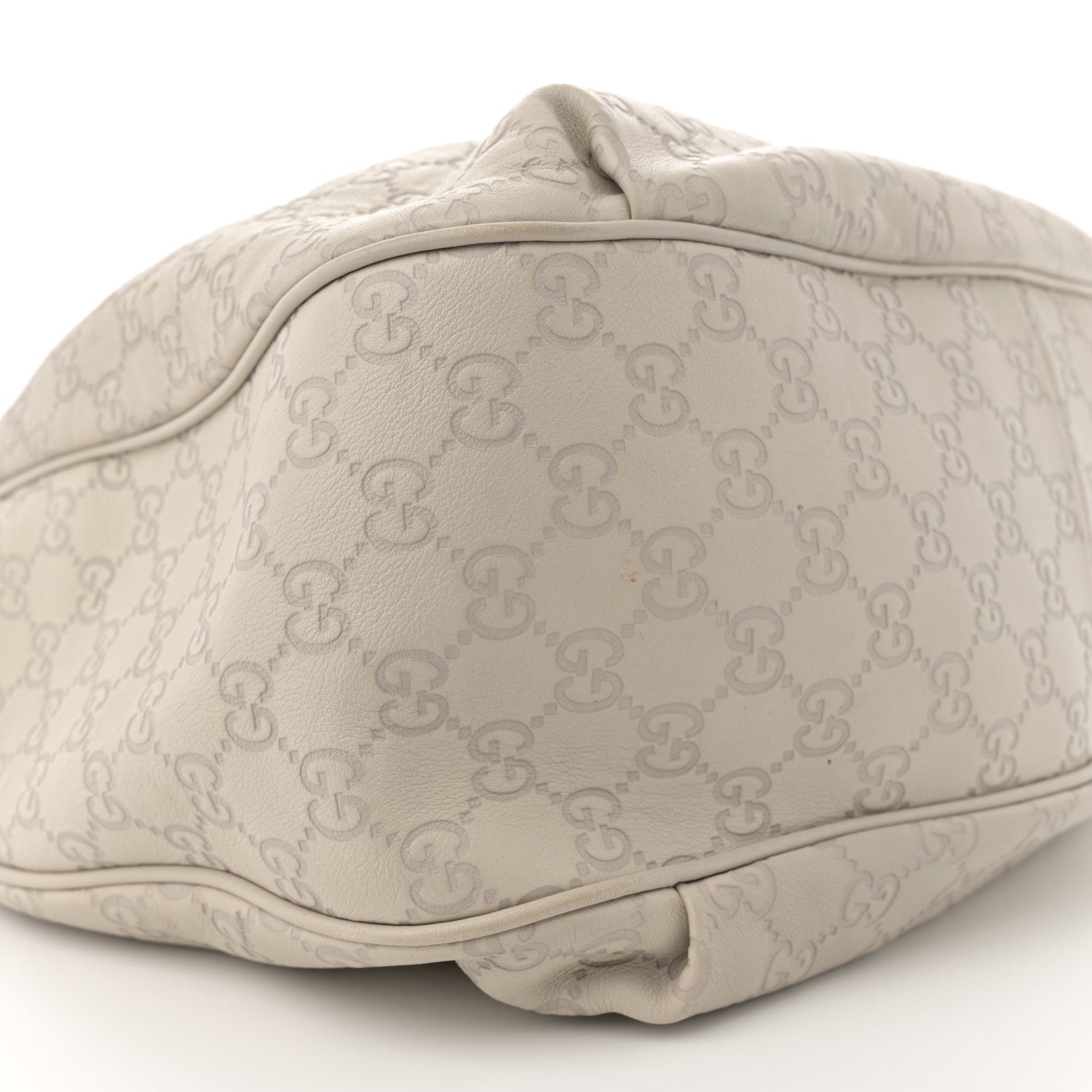 Gucci Guccissima Signature Medium Emily Hobo Mystic White 9 of 16