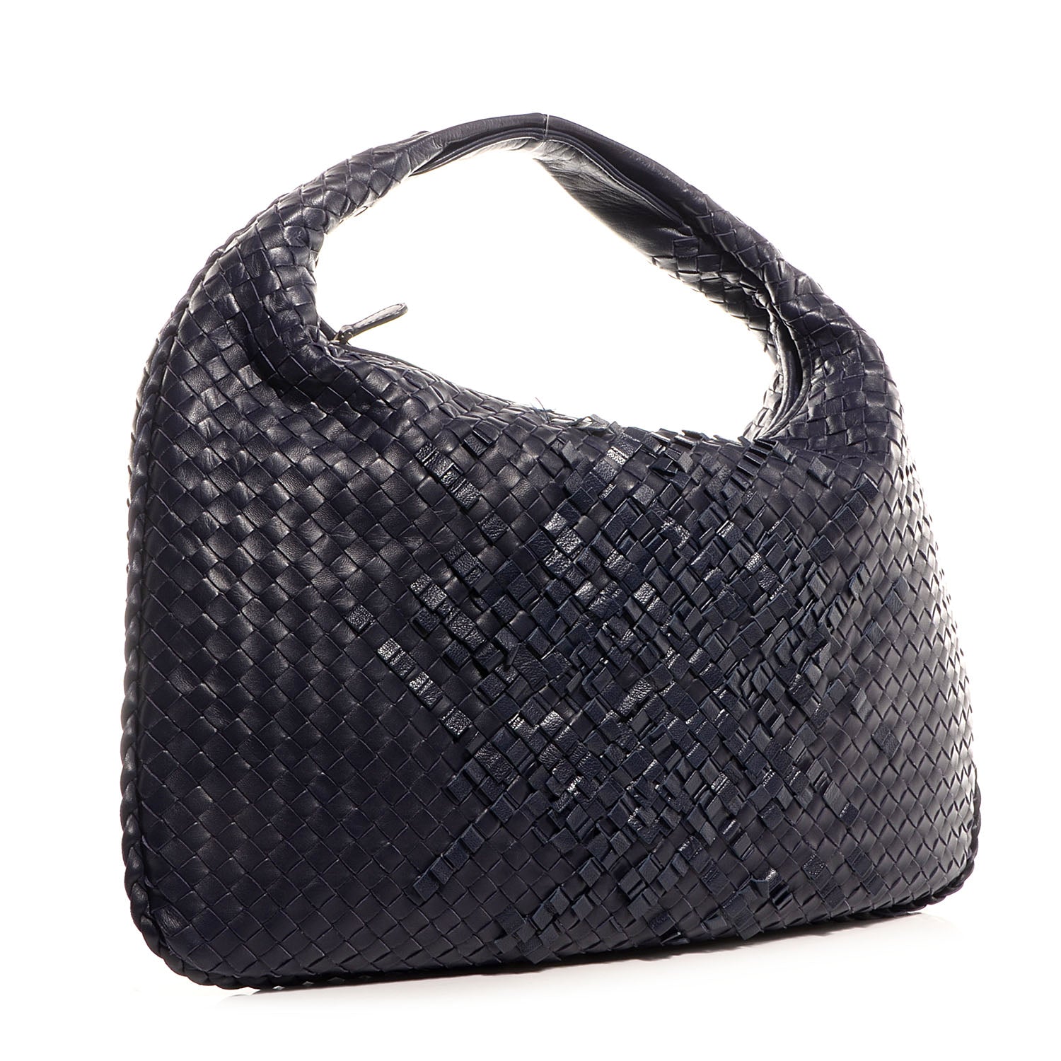 Bottega Veneta Nappa Intrecciato Large Veneta Plisse Hobo Ink 3 of 9