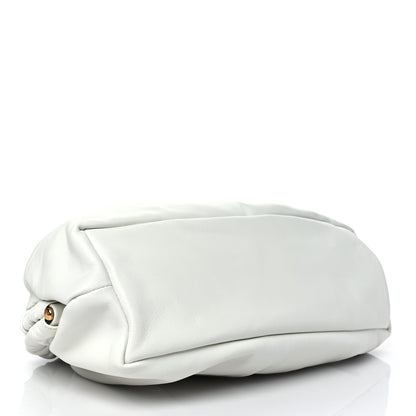 Mansur Gavriel Lambskin Cloud Clutch White 4 of 9