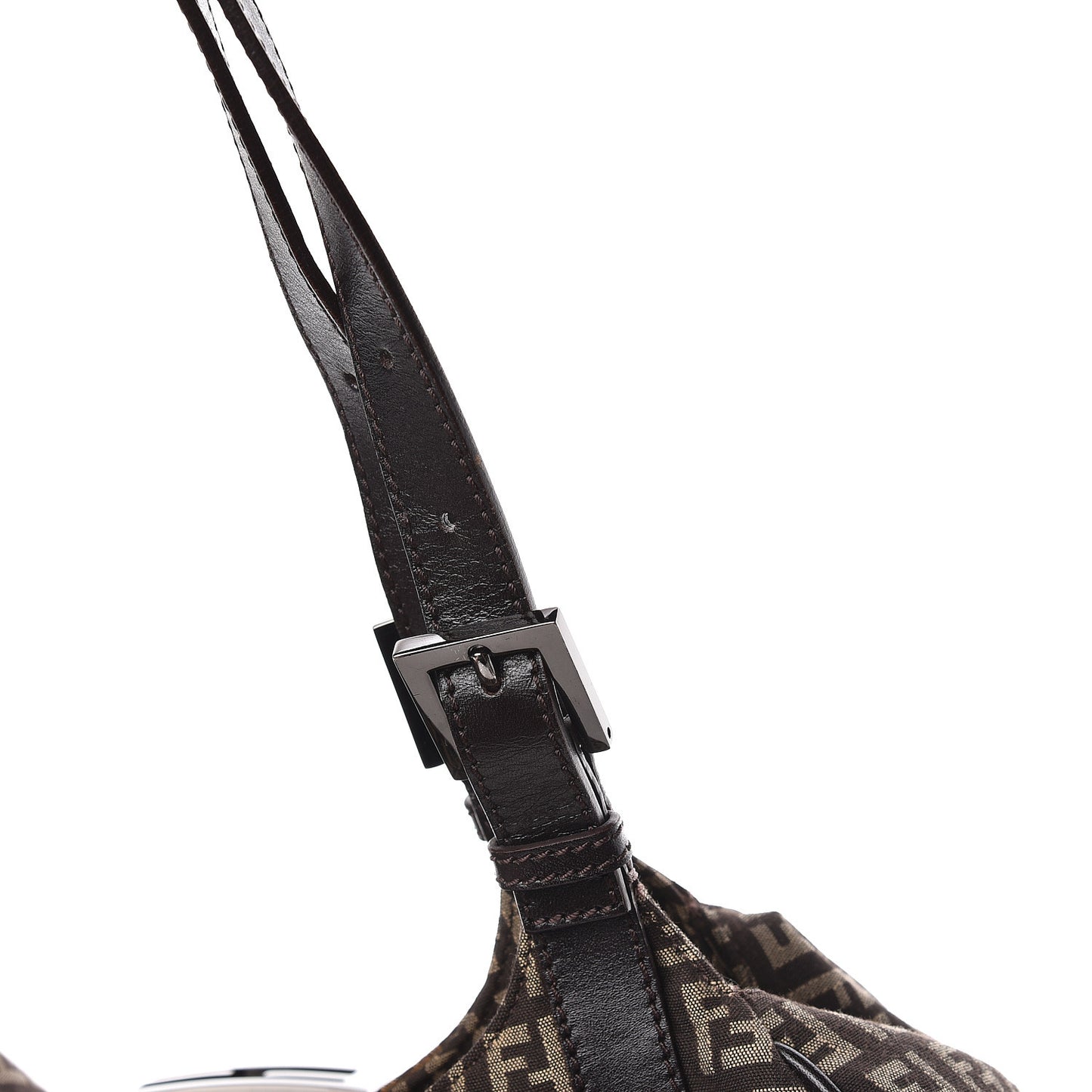 Zucchino Vitello Shoulder Bag Testa di Moro Beige