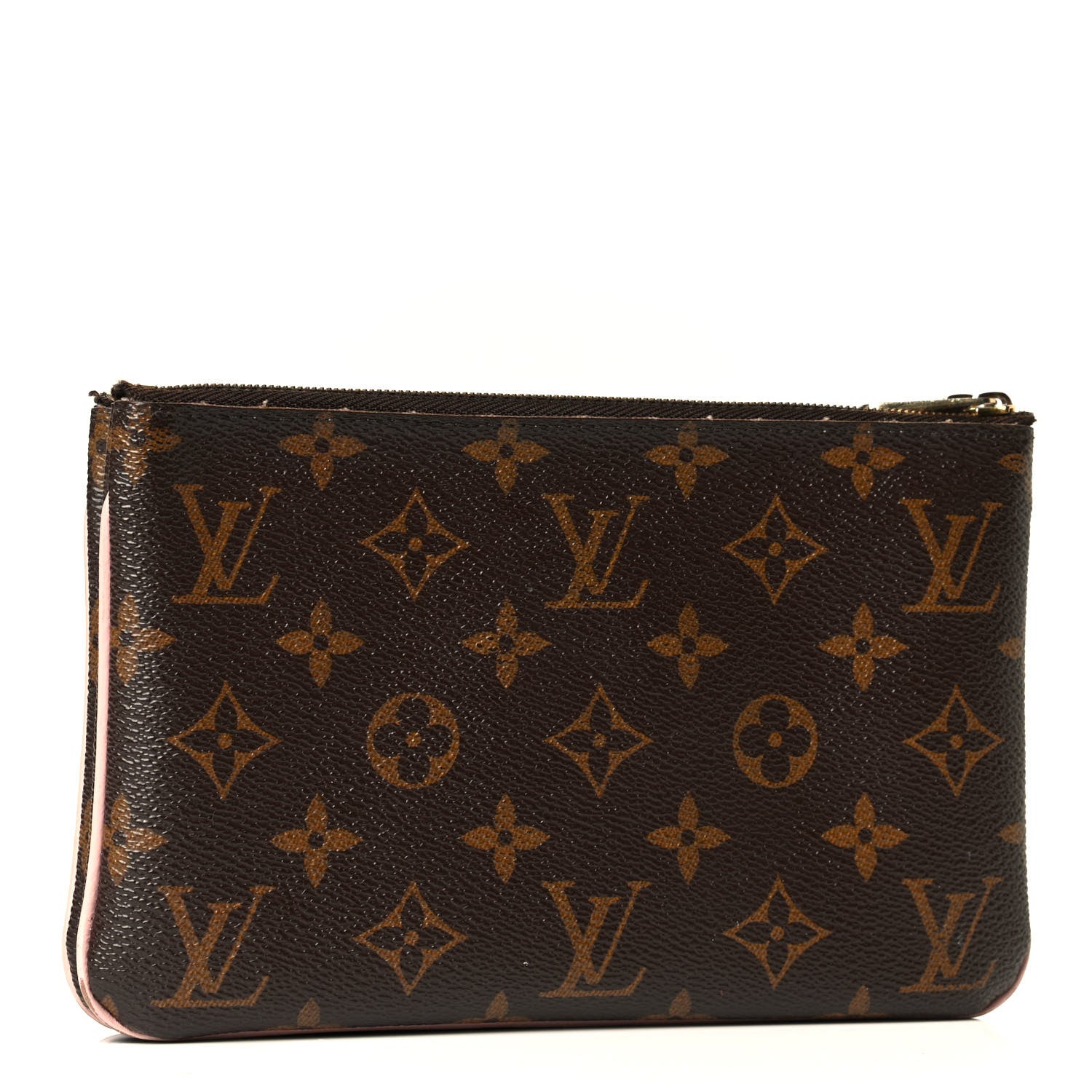 Louis Vuitton Monogram Blooming Flowers Double Zip Pochette 2 of 8