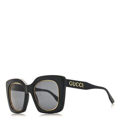 Gucci Acetate Oversize Sunglasses GG1151S Black 1 of 7