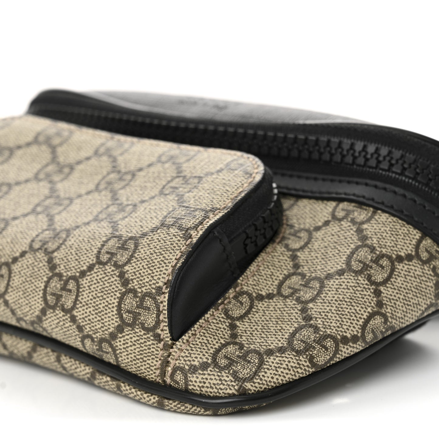 GG Supreme Monogram Belt Bag Black