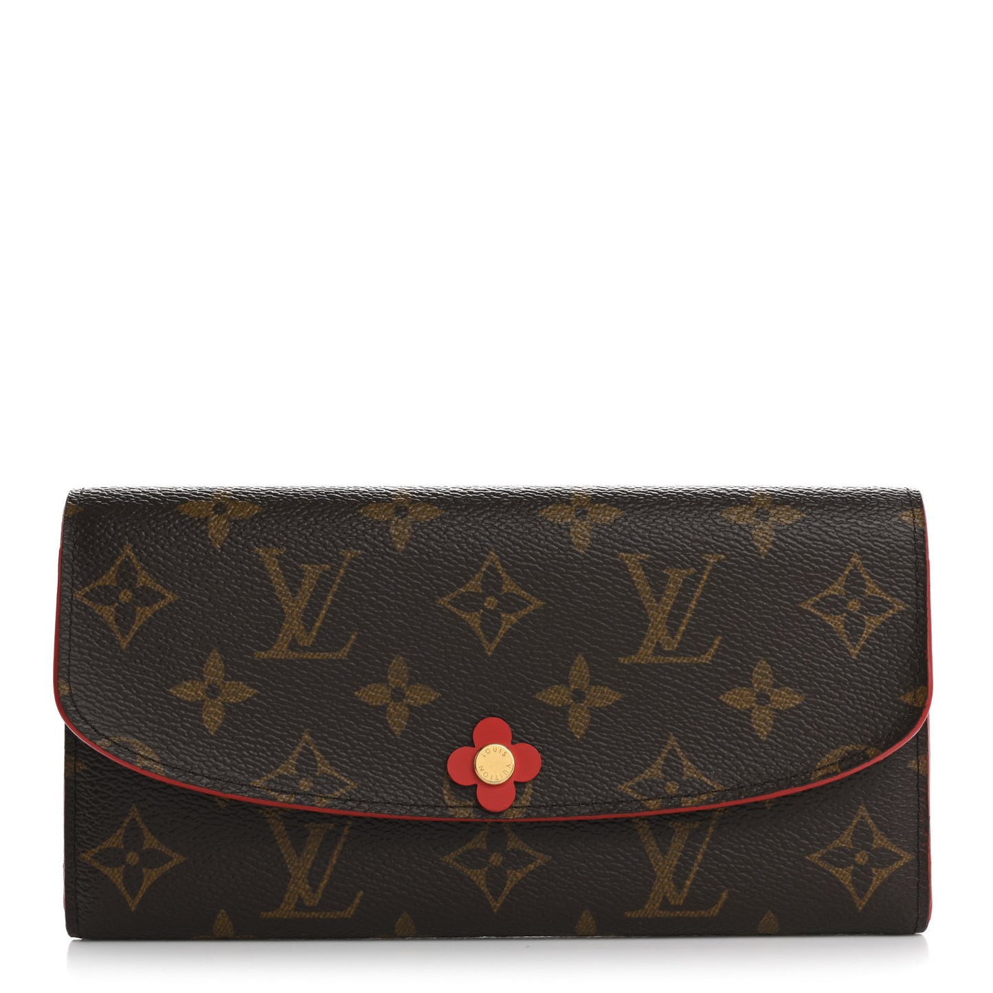 Monogram Bloom Flower Emilie Wallet Rouge