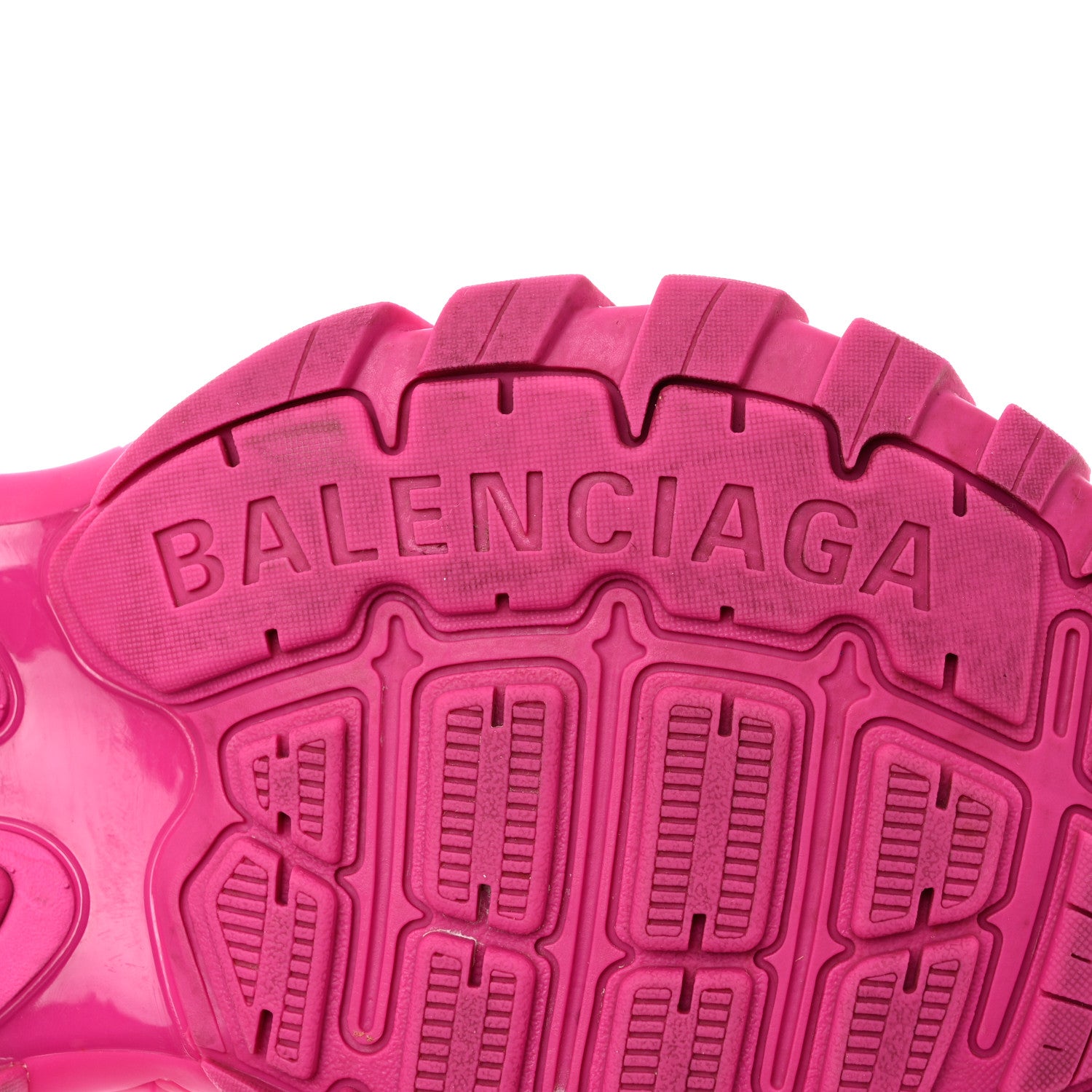 Balenciaga Neoprene Rubber Womens Track Sandals 37 Fucsia 7 of 14