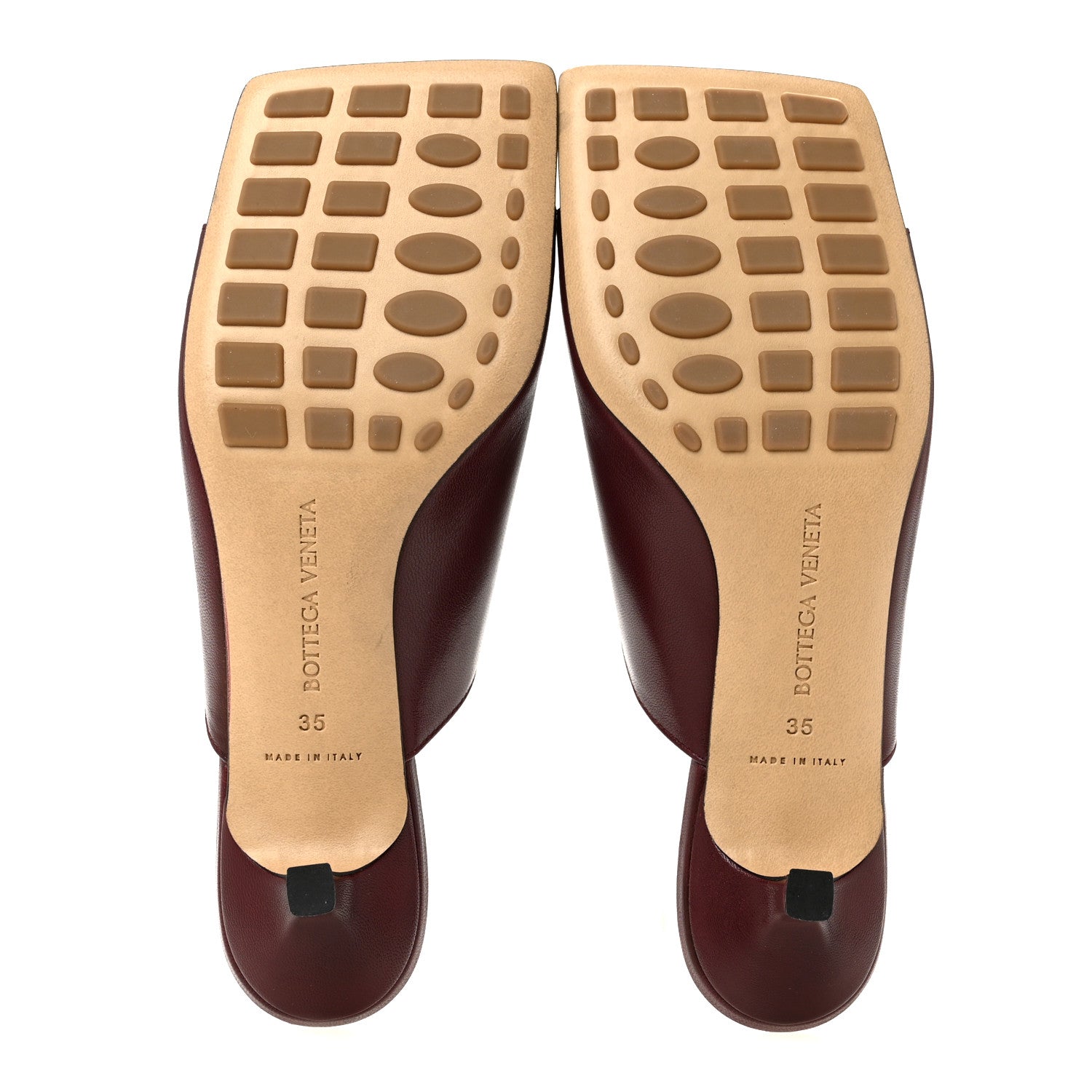 Bottega Veneta Lambskin Stretch Mule 40mm Sandals 35 Barolo 6 of 8