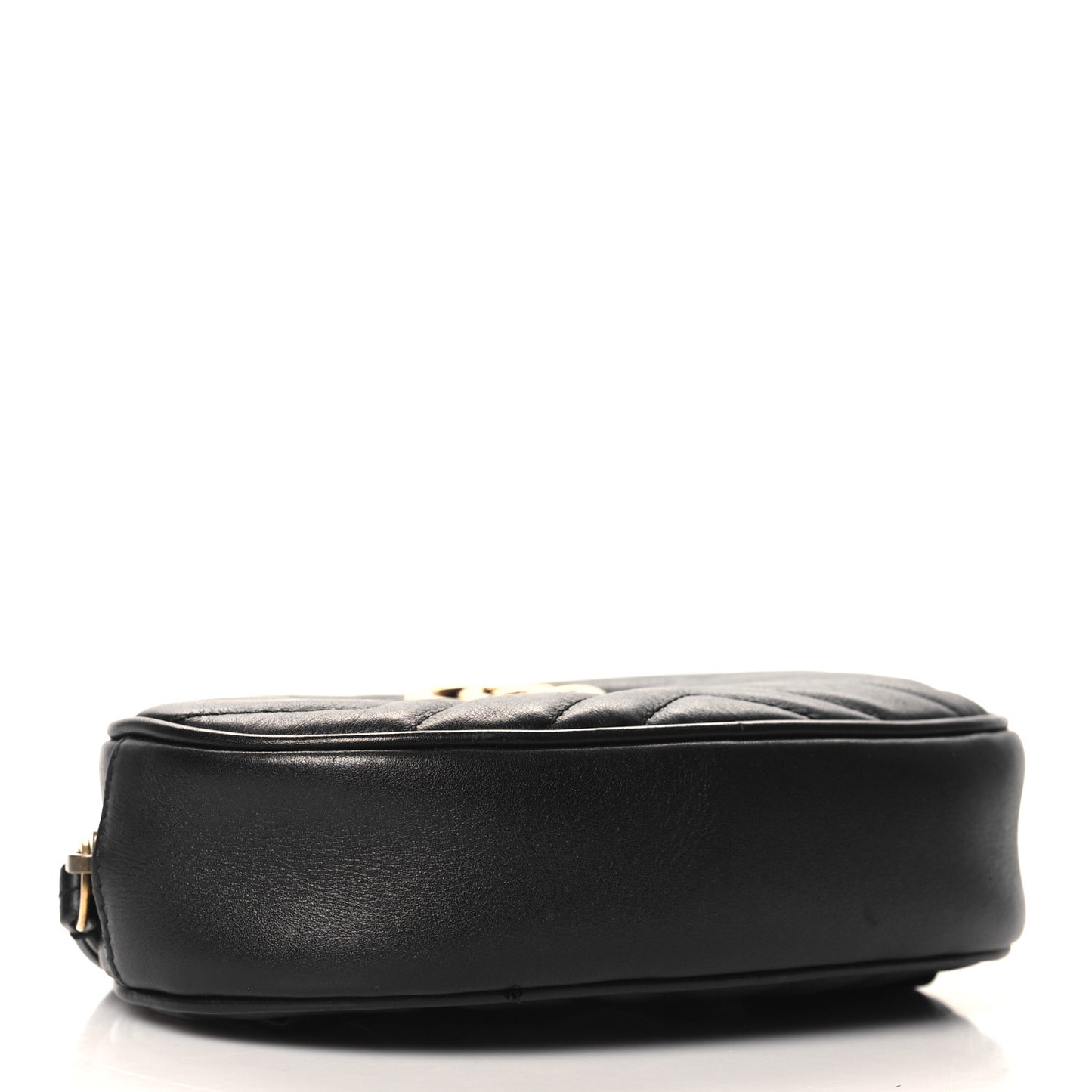 Calfskin Matelasse GG Marmont Belt Bag 85 34 Black