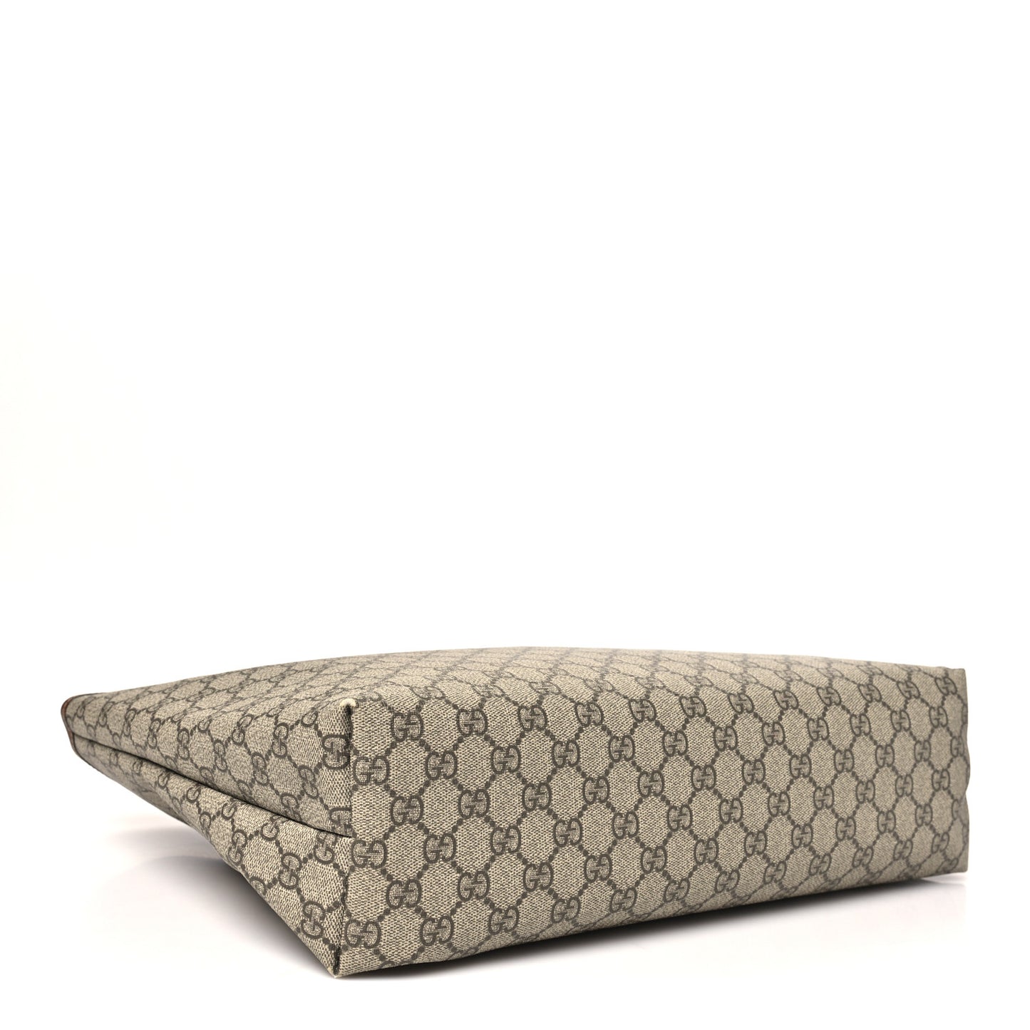 GG Plus Monogram Medium Signature Web Loop Tote Brown
