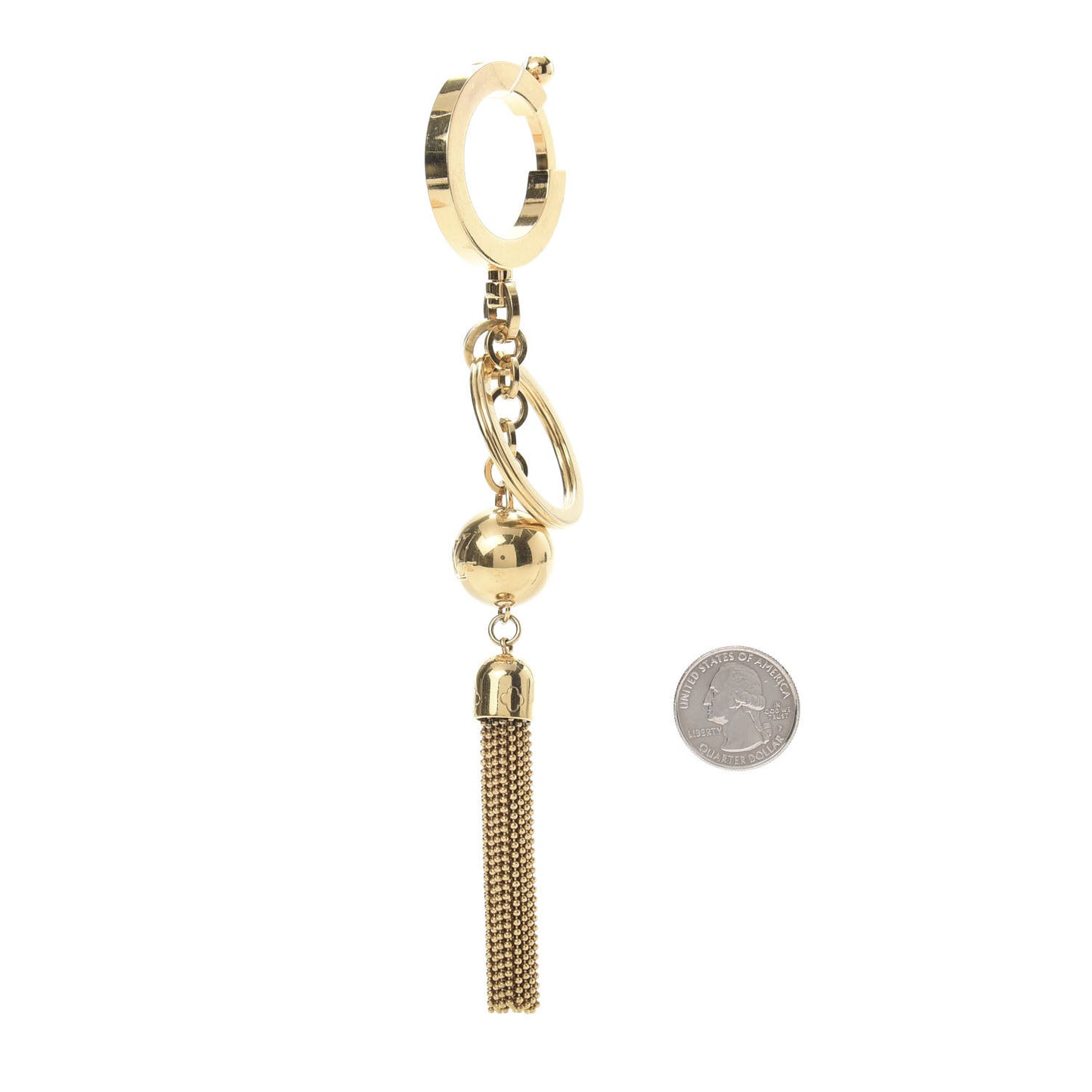 Goldtone Swing Key Holder and Bag Charm