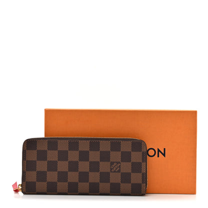 Louis Vuitton Damier Ebene Clemence Wallet Cherry 7 of 7
