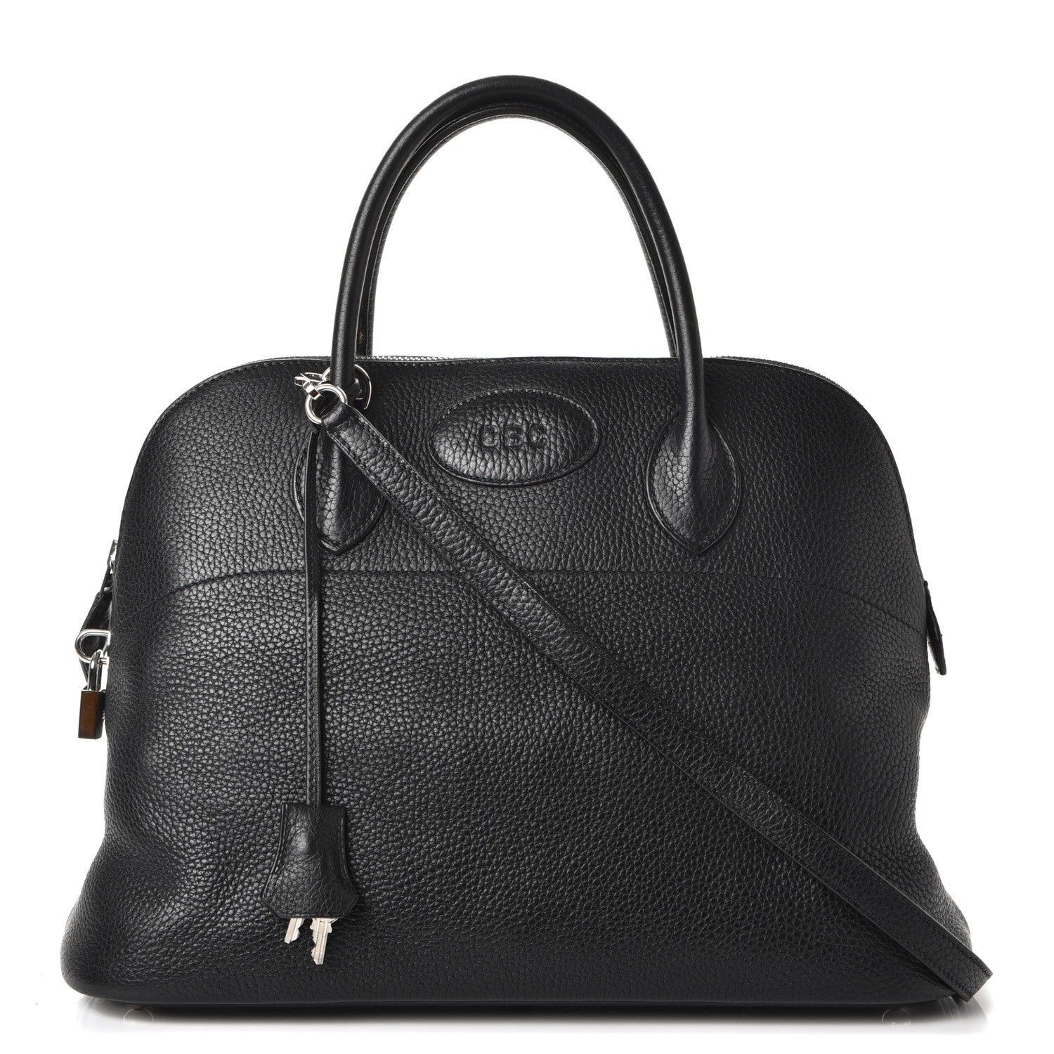 Hermes Taurillon Clemence Bolide 35 Black 1 of 10