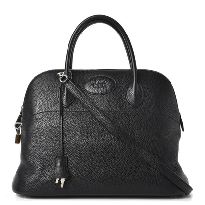 Hermes Taurillon Clemence Bolide 35 Black 1 of 10