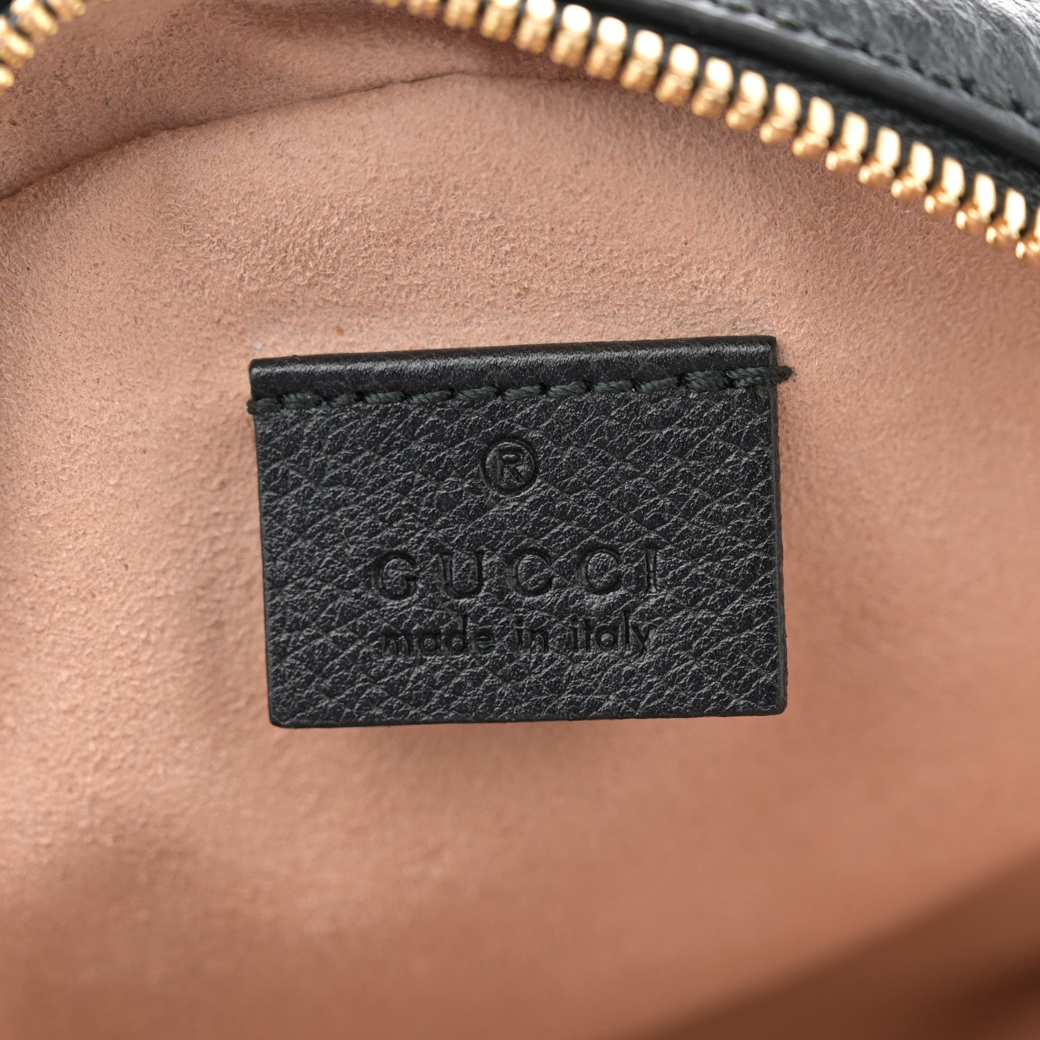 Gucci Grained Calfskin Web Mini Ophidia Round Shoulder Bag Black 6 of 11