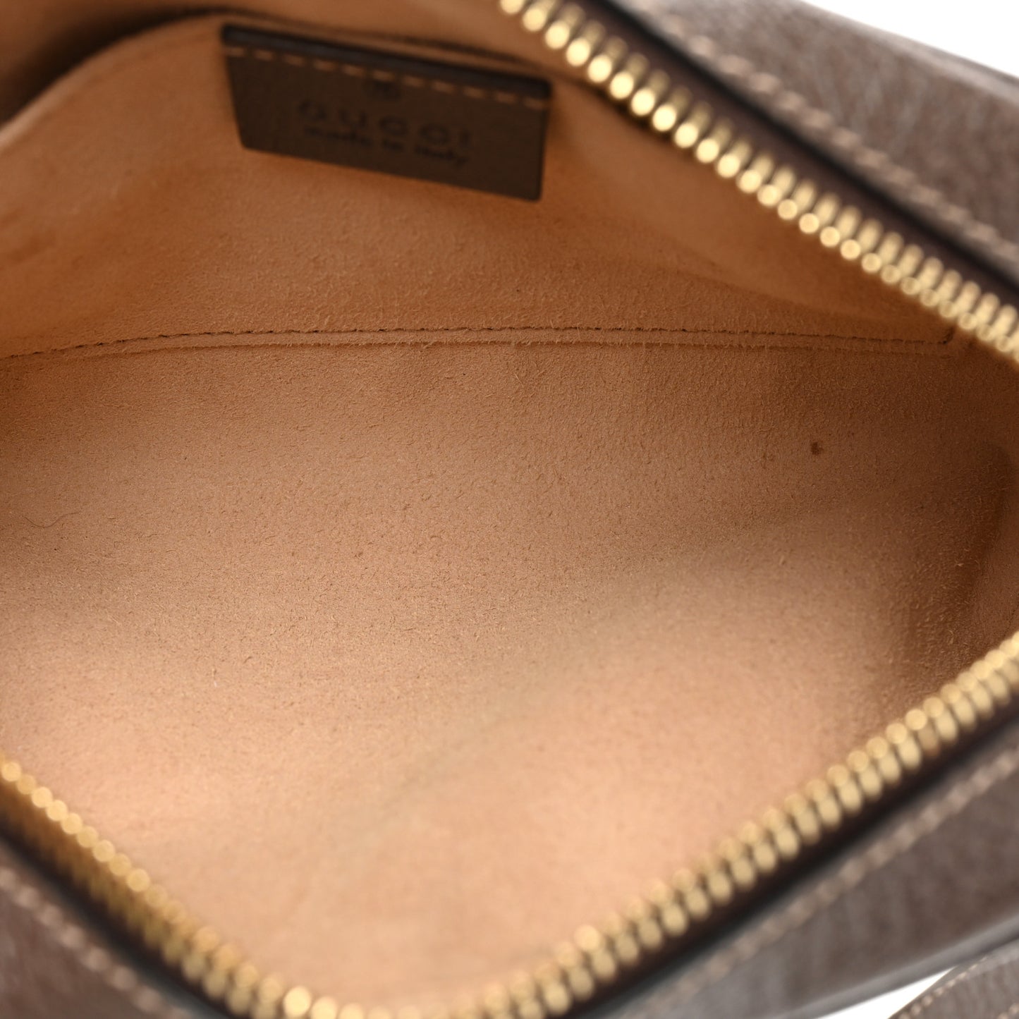 GG Supreme Monogram Web Mini Ophidia Shoulder Bag Brown