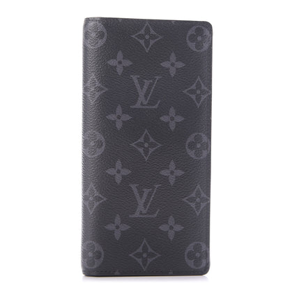 Louis Vuitton Monogram Eclipse Brazza Wallet 1 of 11