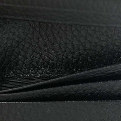 Gucci Dollar Calfskin GG Supreme Monogram GG Marmont Card Case Black Beige Ebony 7 of 10