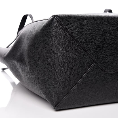 Celine Soft Grained Calfskin Small Belt Cabas Phantom Black 8 of 17