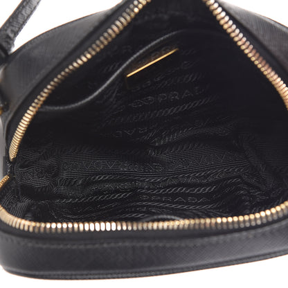 Prada Saffiano Mini Camera Crossbody Bag Black 5 of 10