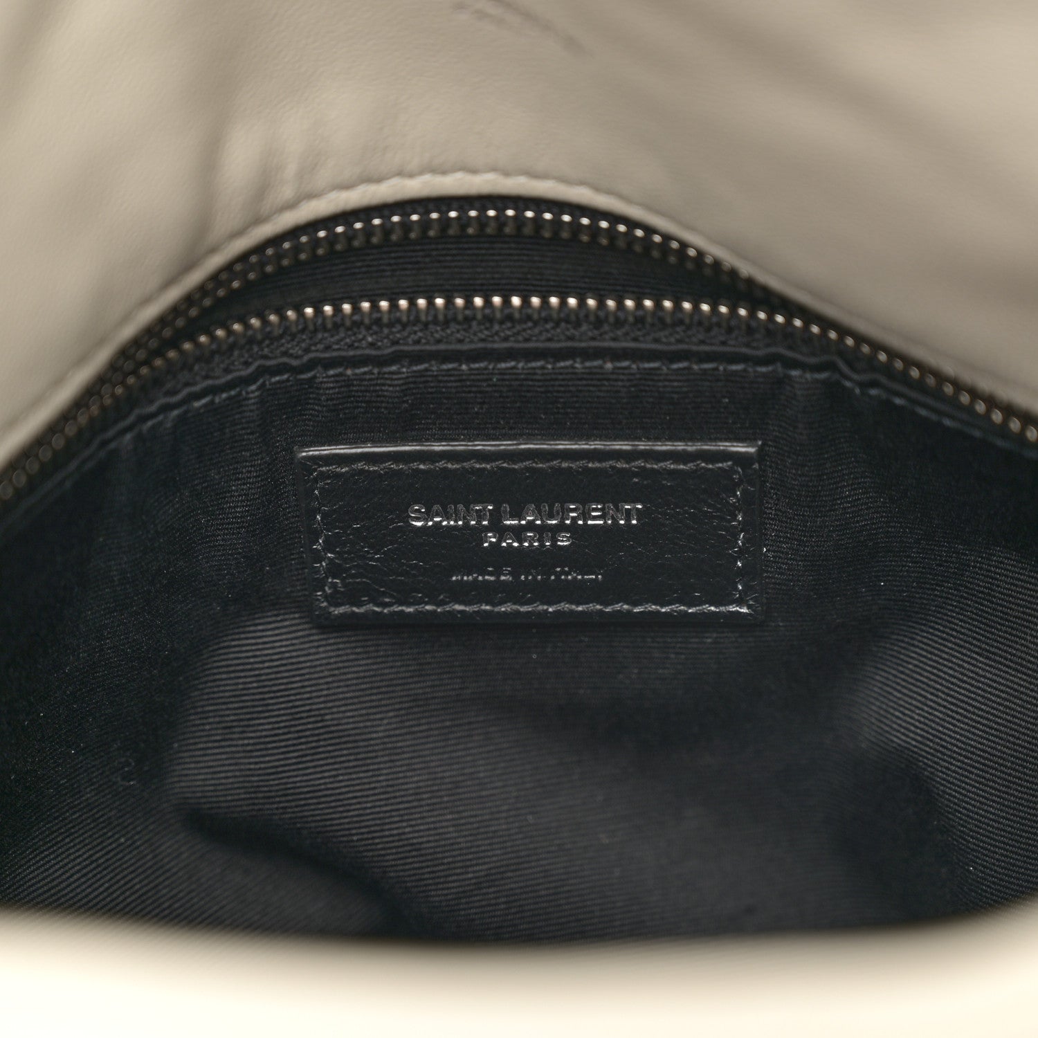 Saint Laurent Lambskin Quilted Toy Loulou Puffer Monogram Chain Satchel Crema Soft 6 of 10