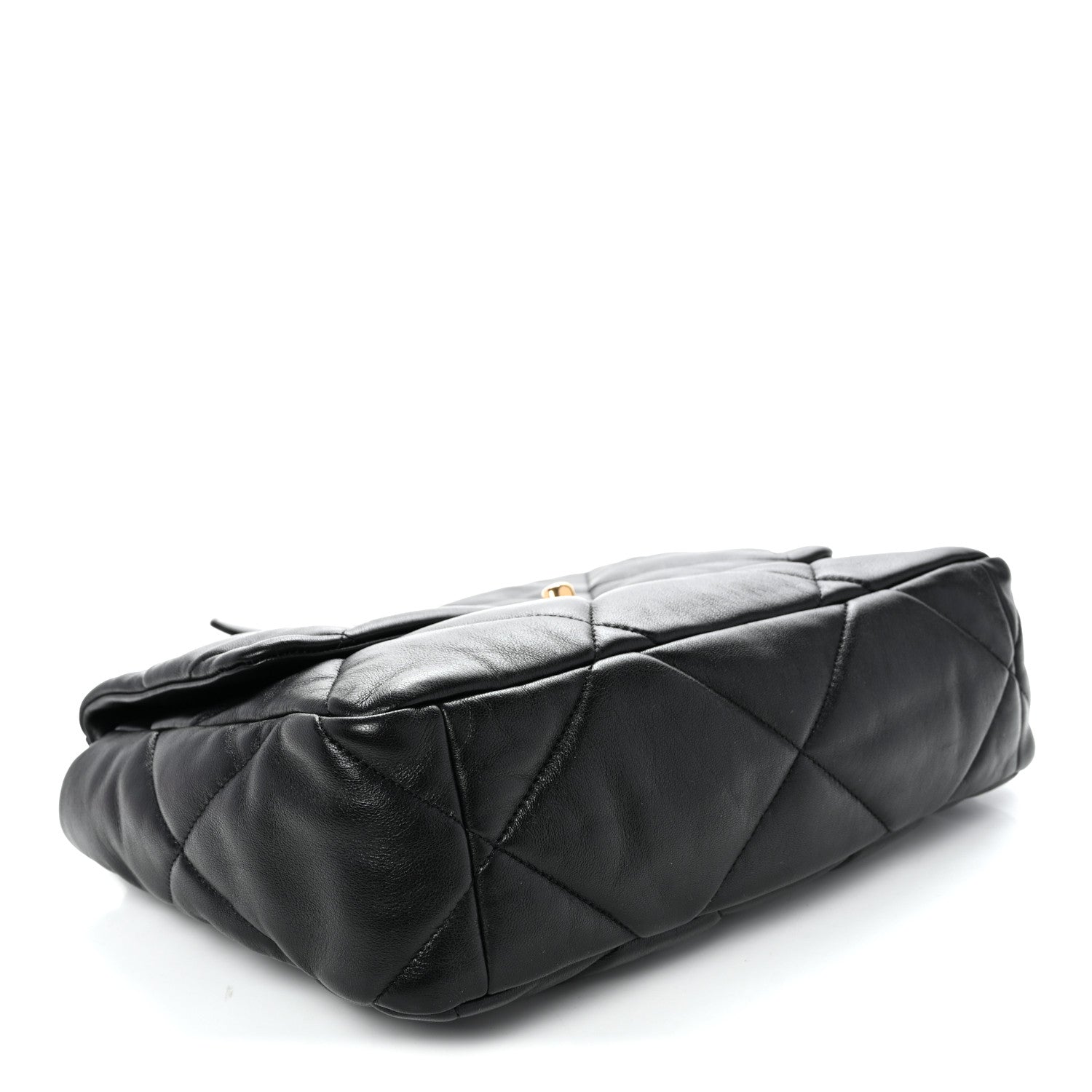 Chanel Lambskin Quilted Large Chanel 19 Flap Black 4 of 10