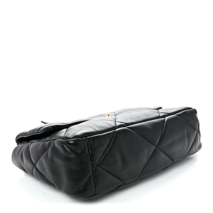 Chanel Lambskin Quilted Large Chanel 19 Flap Black 4 of 10