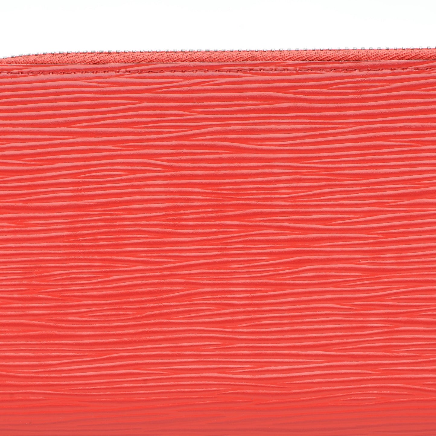 Epi Zippy Wallet Coquelicot