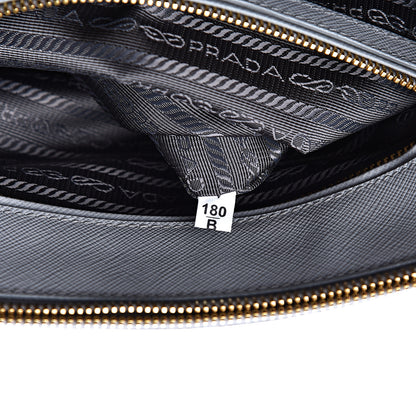 Prada Saffiano Medium Galleria Double Zip Tote Granito 6 of 14