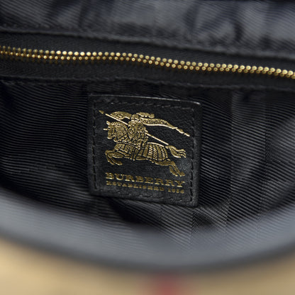 Burberry House Check Quilted Brook Hobo Black 6 of 11