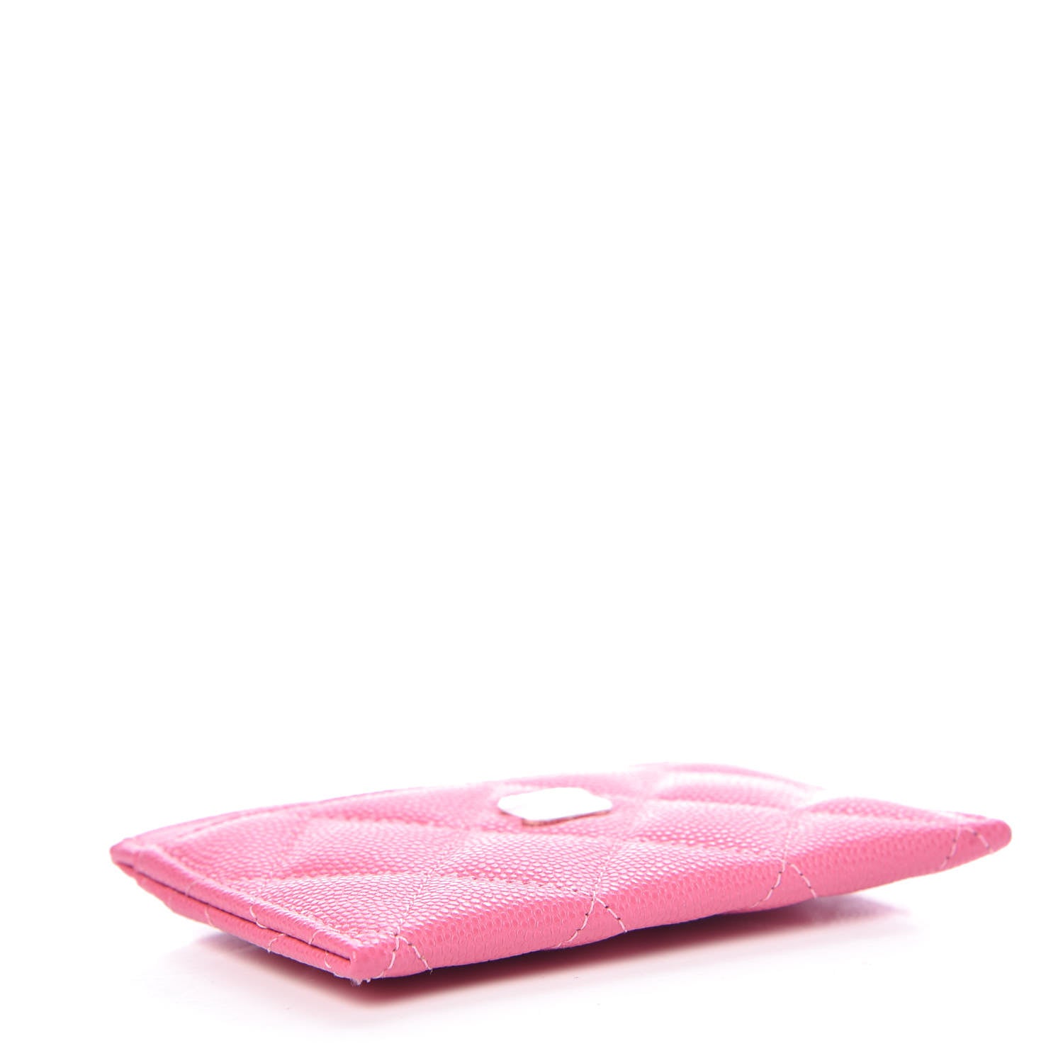Chanel Caviar Quilted Card Holder Pink 4 of 9