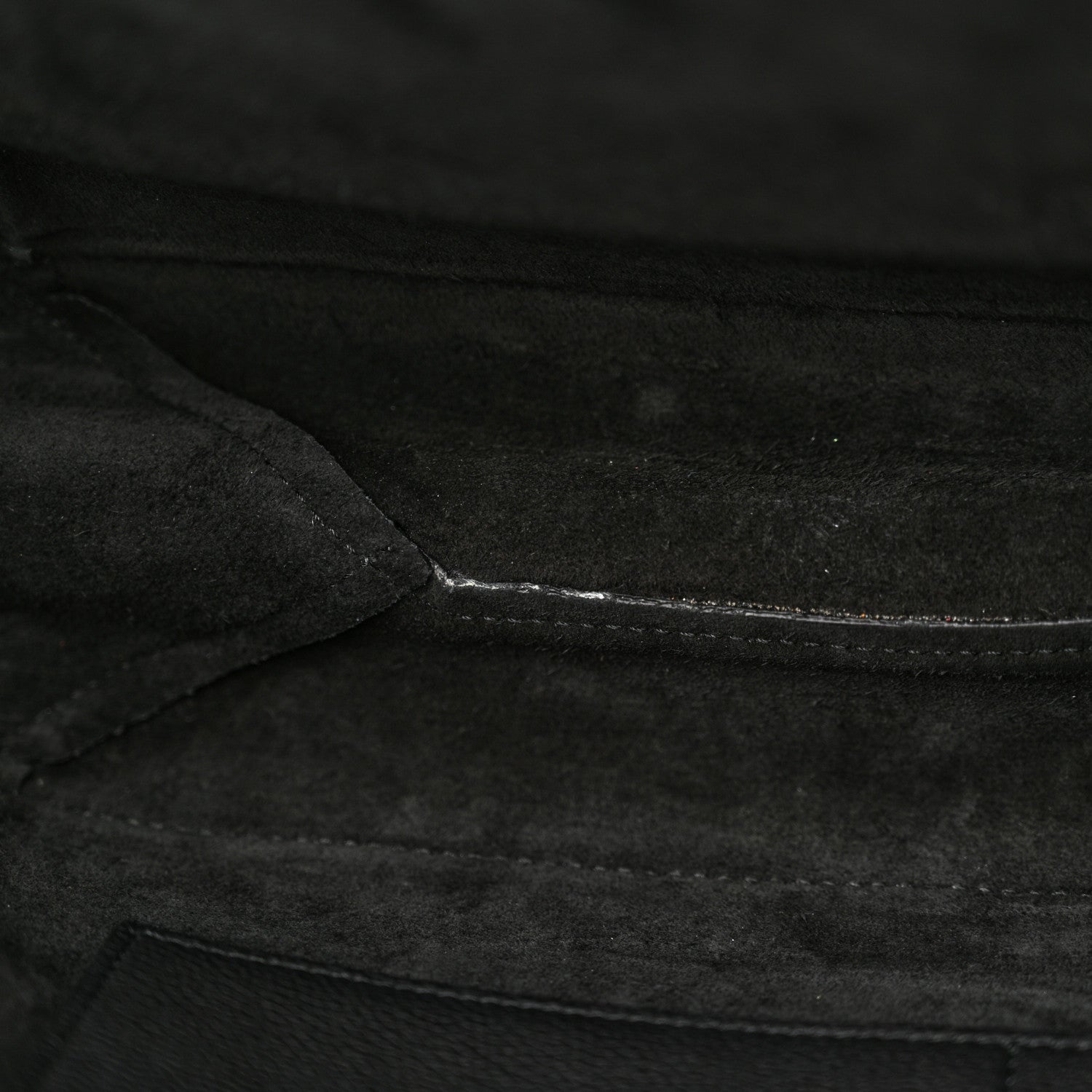 Celine Baby Grained Calfskin Medium Tri-Fold Bag Black 11 of 12