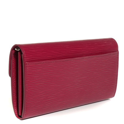 Louis Vuitton Epi Sarah Wallet NM Fuchsia 3 of 8