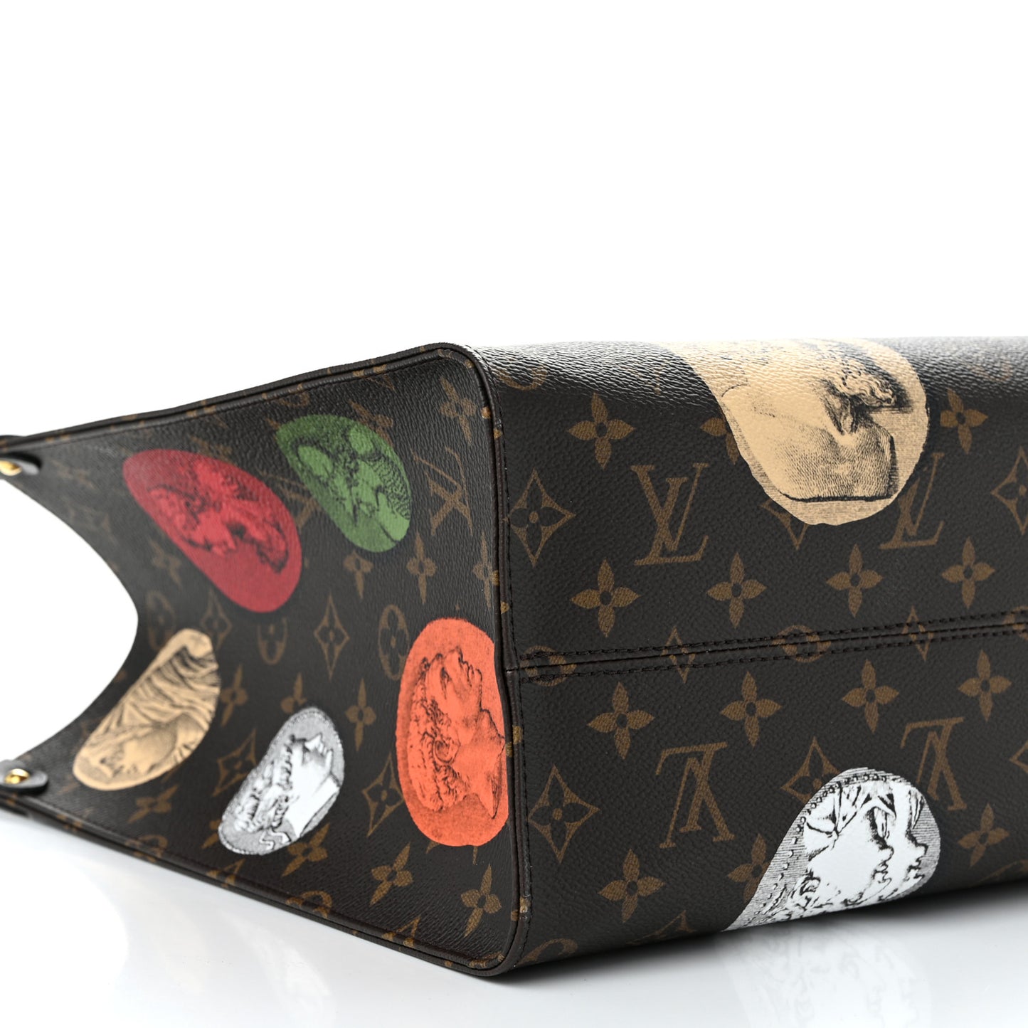X FORNASETTI Monogram Cameo Onthego MM