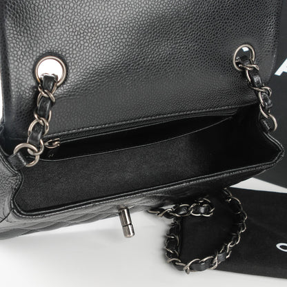 Chanel Caviar Quilted Mini Rectangular Flap Black 5 of 8